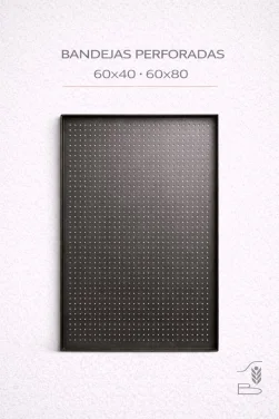 Bandejas Teflonadas Perforadas 60x40